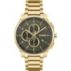 Gold Stainless Steel Dress Watch