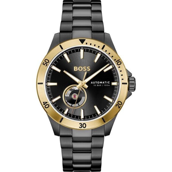 Black Stainless Steel Dress Watch