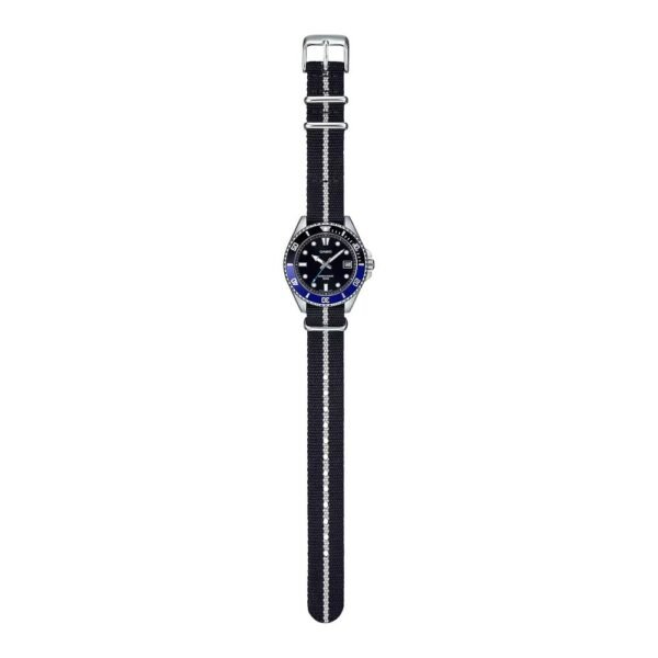 Black Fabric Sport Watch