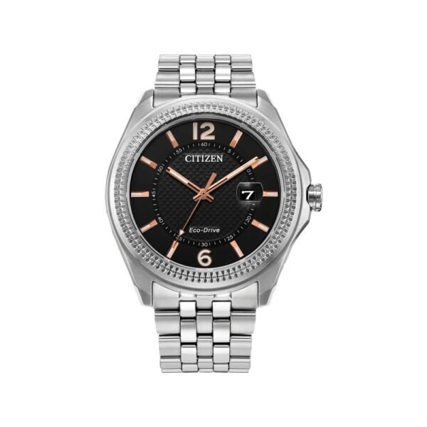 Gray Stainless Steel Dress Watch