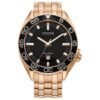Gold Stainless Steel Dress Watch