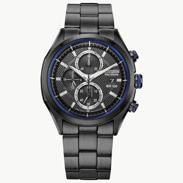 Black Stainless Steel Sport Watch