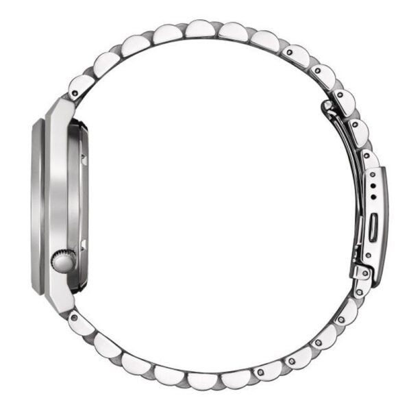 Gray Stainless Steel Dress Watch