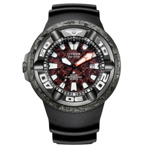 Black Rubber Sport Watch