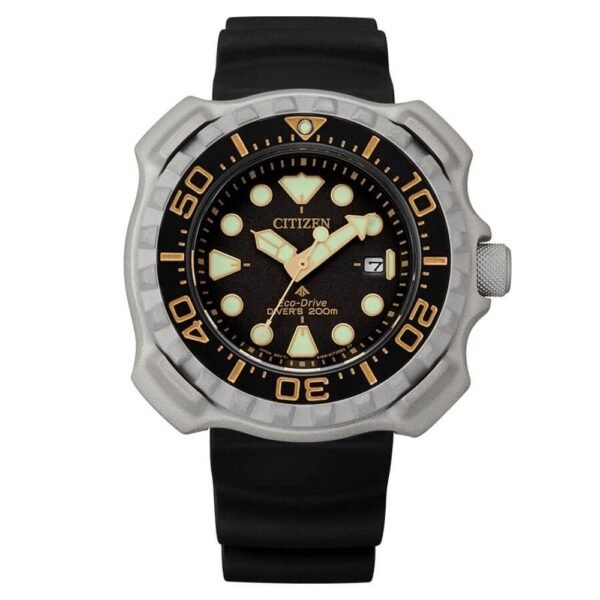 Black Rubber Sport Watch