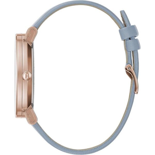 Blue Leather Dress Watch