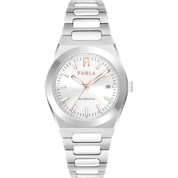 Gray Stainless Steel Dress Watch