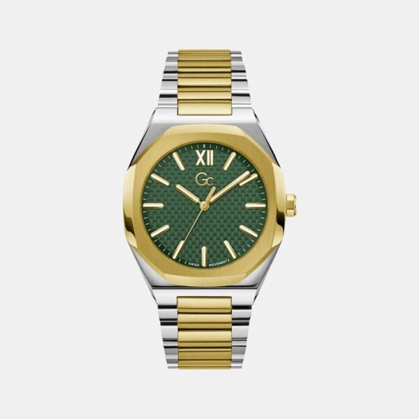 Gold Stainless Steel Dress Watch