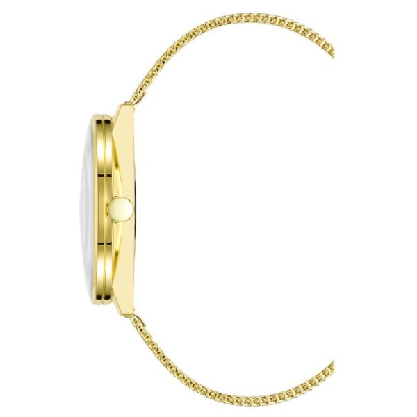 Gold Stainless Steel Dress Watch