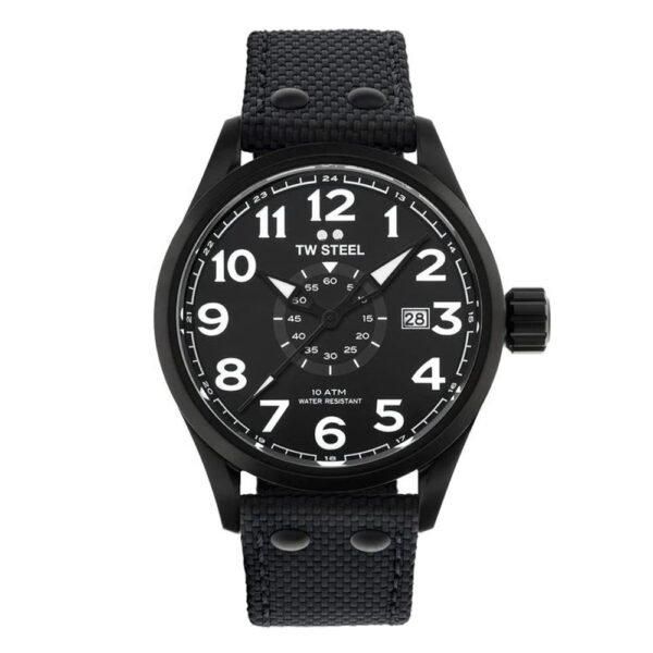 Black Fabric Sport Watch
