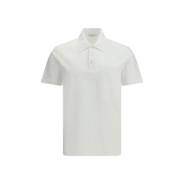 White Cotton Polo Shirt