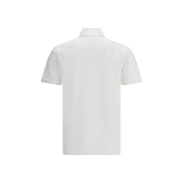 White Cotton Polo Shirt