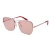 Rose Gold Metal Sunglasses