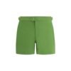 Green Polyester Swim Shorts