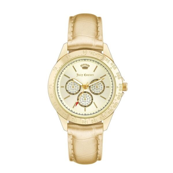 Gold Plastic Dress Watch