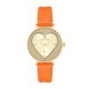 Orange Plastic Dress Watch