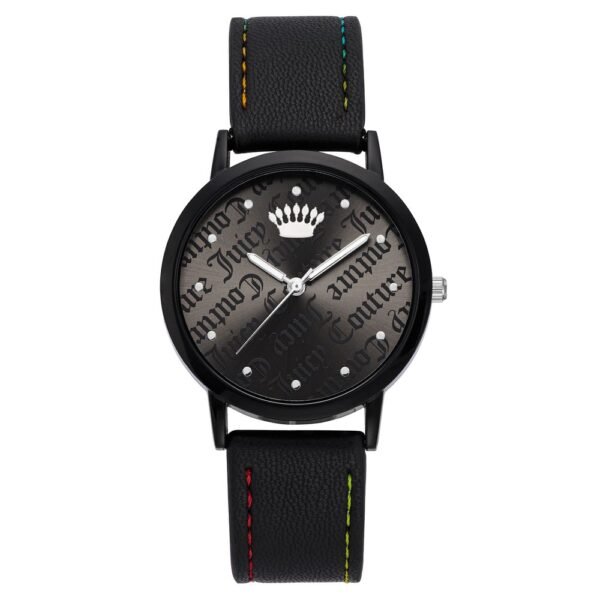 Black Plastic Dress Watch