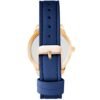 Blue Plastic Dress Watch
