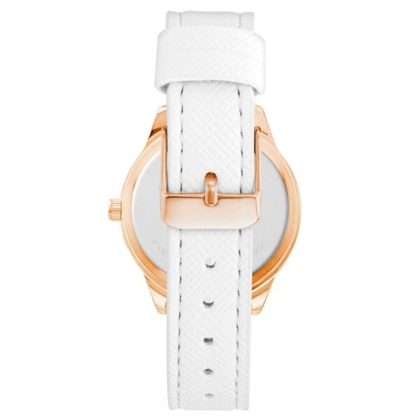 White Plastic Dress Watch