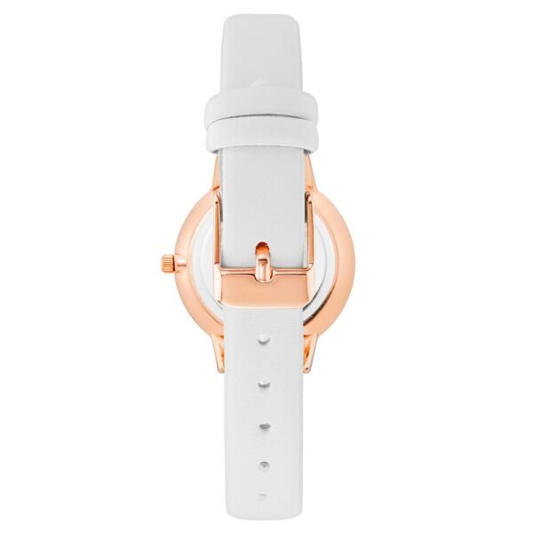 White Plastic Dress Watch
