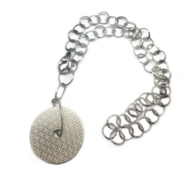 10083355.jpeg Silver Stainless Steel Necklace
