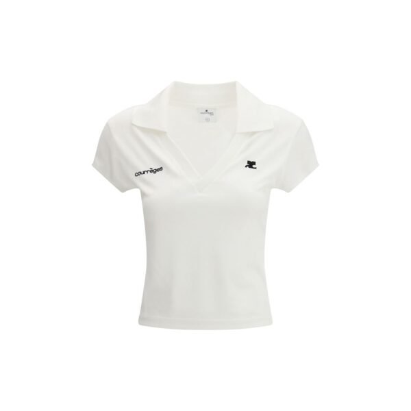 White Cotton Polo Shirt