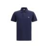 Blue Cotton Polo Shirt
