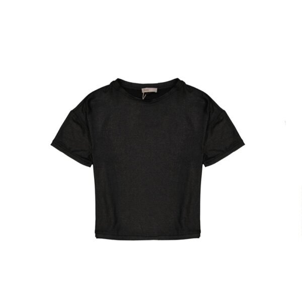 Black Elastane T-Shirt