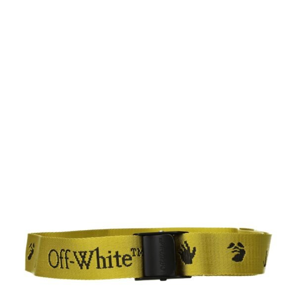 Yellow Fabric Regular Belts