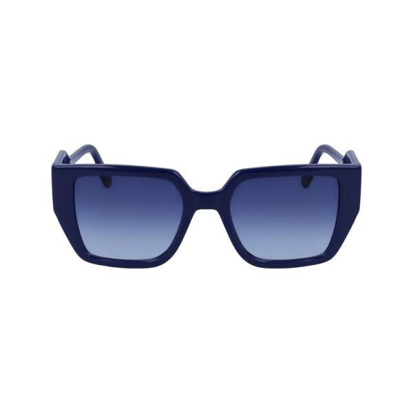 Blue Injected Sunglasses