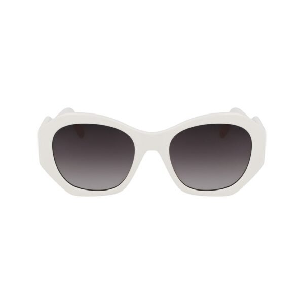 White Injected Sunglasses