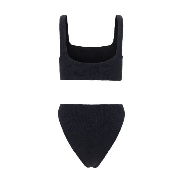 Black Polyamide One-Piece Swimsuit