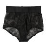 Black Logo Girdle High Waist Panty Underwear