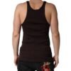 Brown Sleeveless Round Neck Tank Top T-shirt
