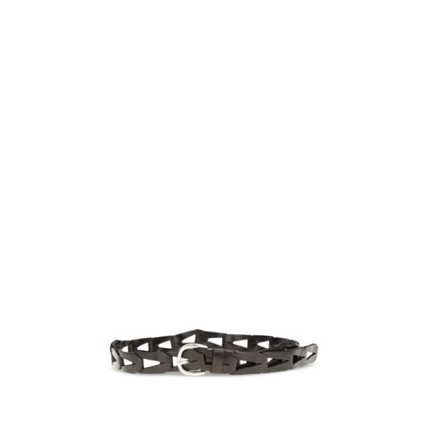 Black Calf Leather Bos Taurus Belt