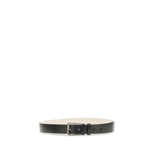 Black Calf Leather Bos Taurus Regular Belt