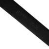 Men Black Exotic Leather Logo Buckle Belt