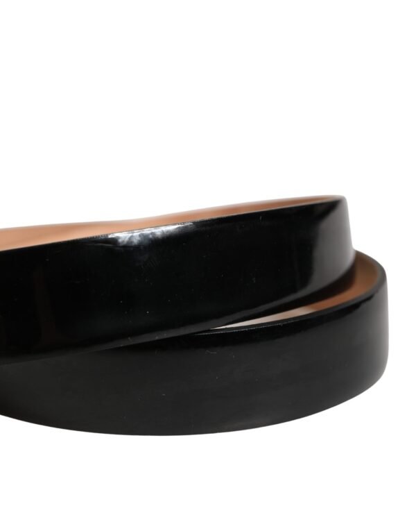 10360683.jpeg Men Black Classic Leather Metal Buckle Belt