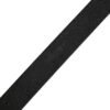 Men Black Calf Leather Metal Buckle Belt