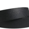 Men Black Classic Leather Metal Buckle Belt