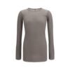10373256.jpeg Brown Cotton Long Sleeve T-Shirt