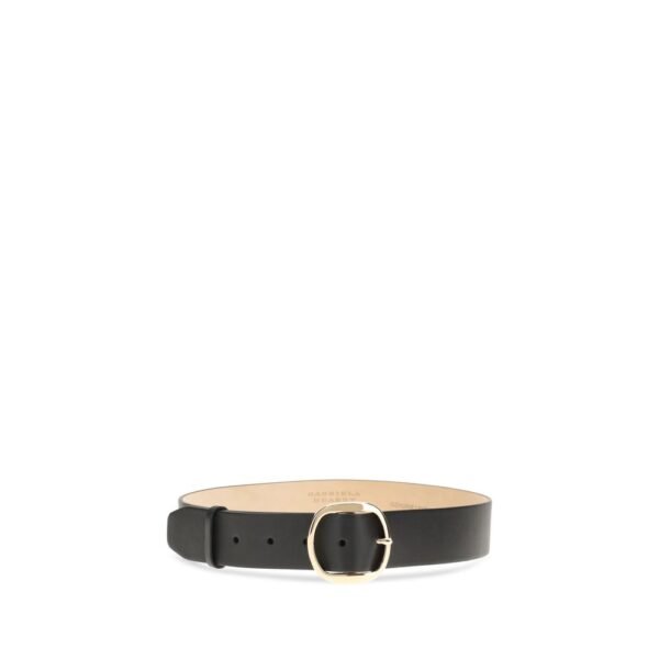 10378345.jpeg Black Leather Regular Belt