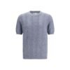 Blue Linen T-Shirt