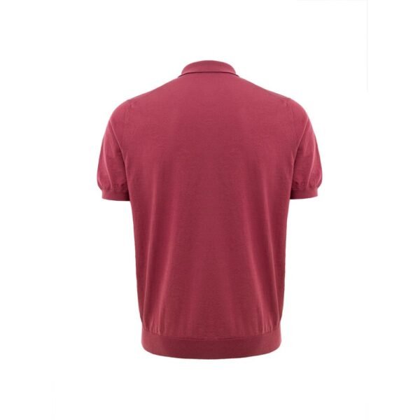 Red Cotton Polo Shirt