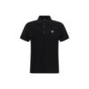 Black Cotton Polo Shirt
