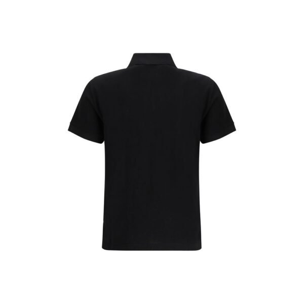 Black Cotton Polo Shirt