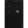 Black Cotton Polo Shirt