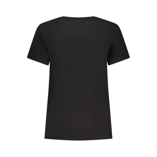 Black Cotton Women's T-Shirt