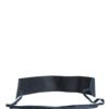 Blue Leather Wide Waist Women Cintura Belt