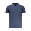 Blu Cotton Mens Polo Shirt